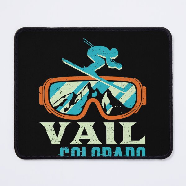 Item preview, Vail Colorado Mountain Vintage Retro Skiing and Snowboarding Premium designed and sold by NunkiFata.