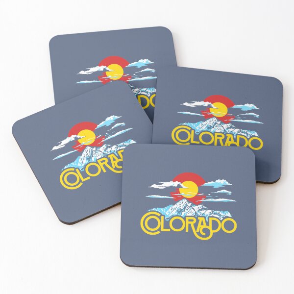Item preview, Vintage Colorado Flag Eighties Hipster Typography Mountains Pullover designed and sold by NunkiFata.