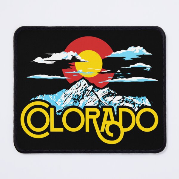 Item preview, Vintage Colorado Flag Eighties Hipster Typography Mountains Pullover designed and sold by NunkiFata.