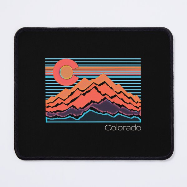 Item preview, Vintage Colorado Mountain Landscape and Flag Graphic Pullover  designed and sold by NunkiFata.