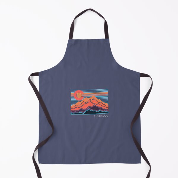 Item preview, Vintage Colorado Mountain Landscape and Flag Graphic Pullover designed and sold by NunkiFata.