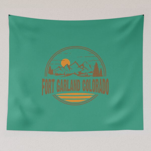 Item preview, Vintage Fort Garland, Colorado Mountain Print  designed and sold by NunkiFata.