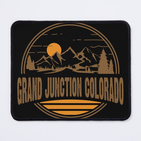 Item preview, Vintage Grand Junction Colorado Mountain Hiking Print designed and sold by NunkiFata.