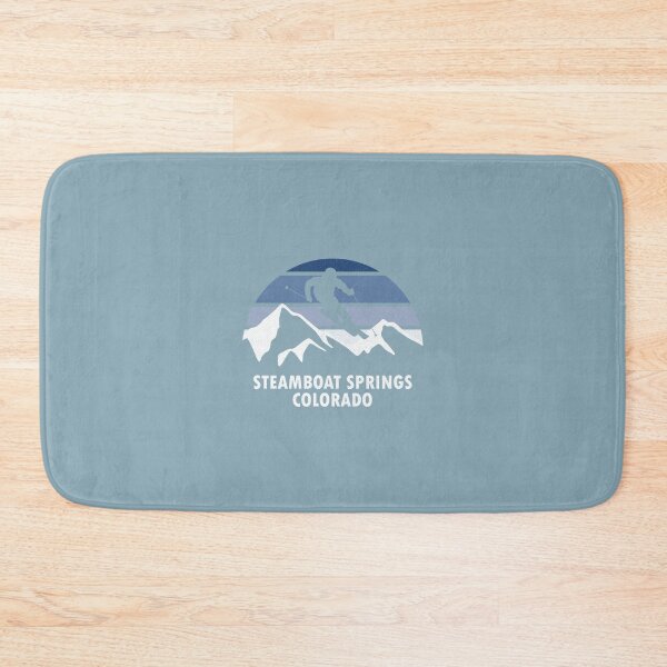 Item preview, Vintage Steamboat Springs Colorado with Mountains and Skier Pullover designed and sold by NunkiFata.