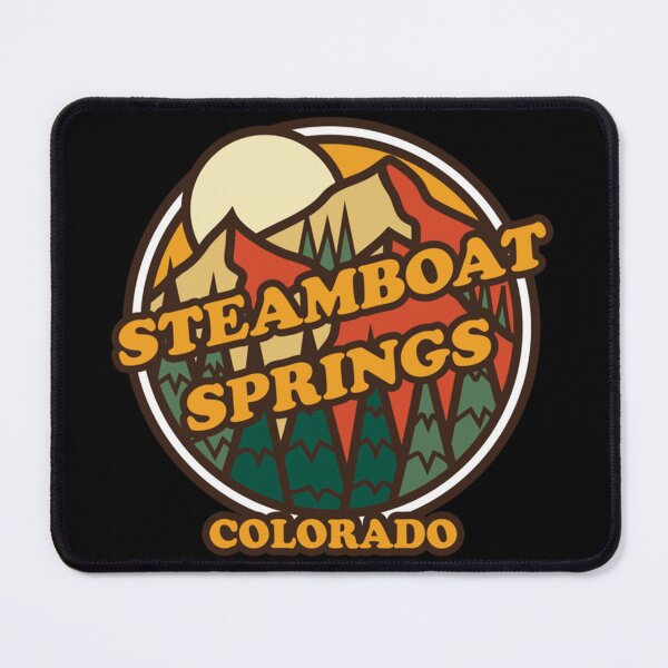 Item preview, Vintage Steamboat Springs, Colorado Mountain Hiking Print Pullover designed and sold by NunkiFata.