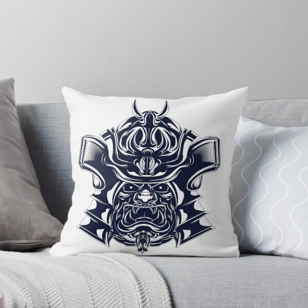 Item preview, hanzo culture helmet inking illustration artwork designed and sold by I'm  Redz.