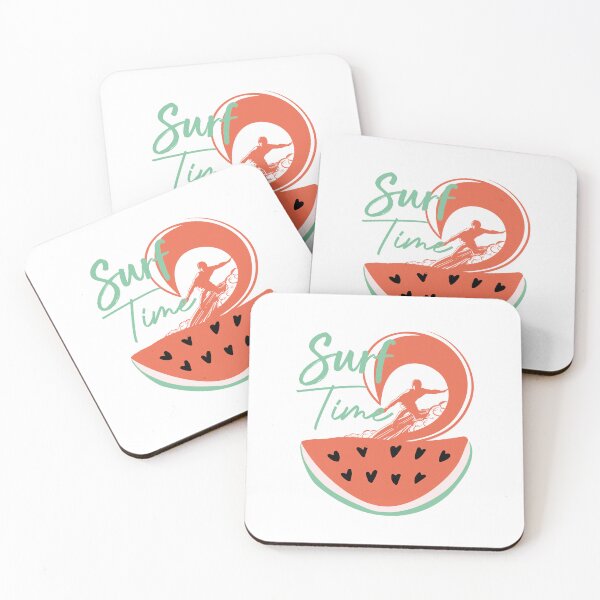 Item preview, Surfer Love Watermelon Surfing Lovers designed and sold by medbdj.