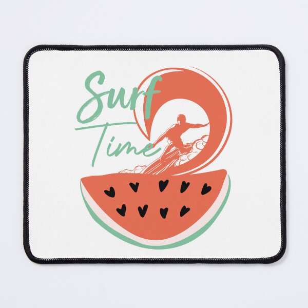 Item preview, Surfer Love Watermelon Surfing Lovers designed and sold by medbdj.