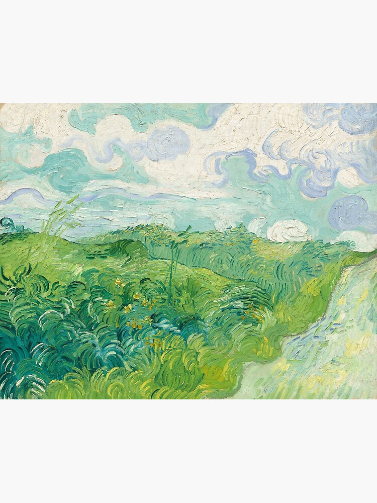 Disover Vincent van Gogh Green Wheat Fields, Auvers 1890 Painting Canvas