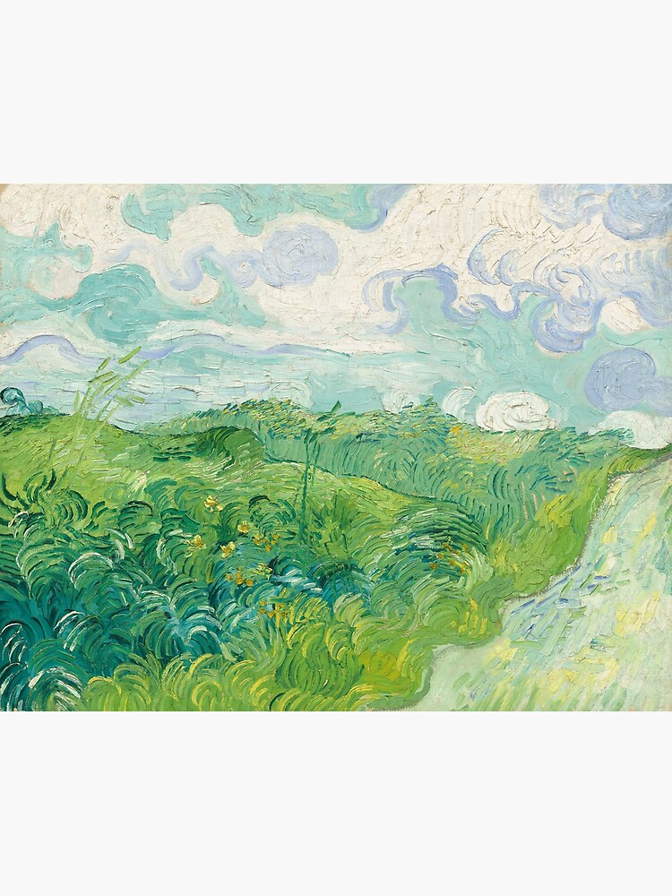 Discover Vincent van Gogh Green Wheat Fields, Auvers 1890 Painting Canvas