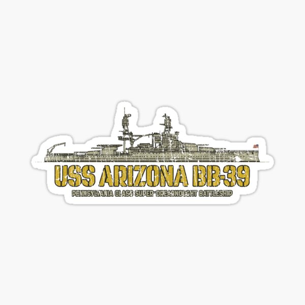 Artikel-Vorschau von USS Arizona BB-39 1916, designt und verkauft von AstroZombie6669.