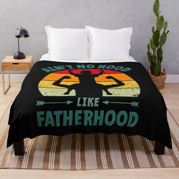 Item preview, Vintage Dad Father Tshirt Ain't Hood Like Fatherhood designed and sold by PeterGignac.