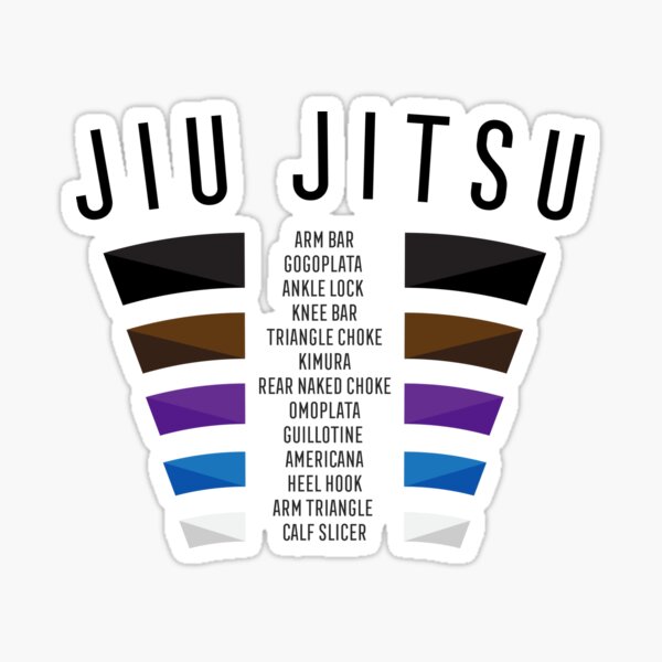 Jiu Jitsu Shirt Sticker