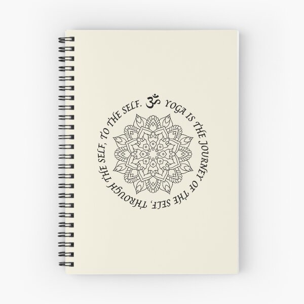 Item preview, Yoga is the journey of the self, through the self, to the self. Yoga Mandala Design designed and sold by M-Infinite.