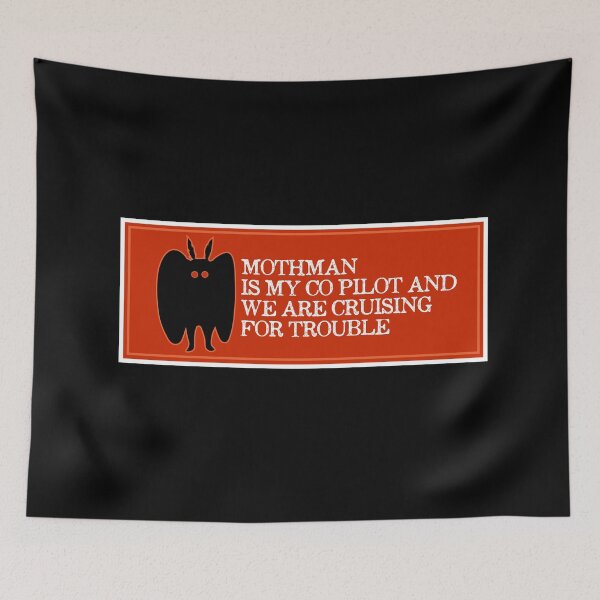 Item preview, Mothman is my co pilot designed and sold by since-here.