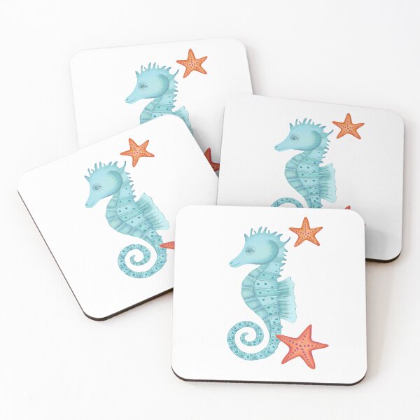 Item preview, Sea Horse and Sea Stars designed and sold by Sandra Brezina.