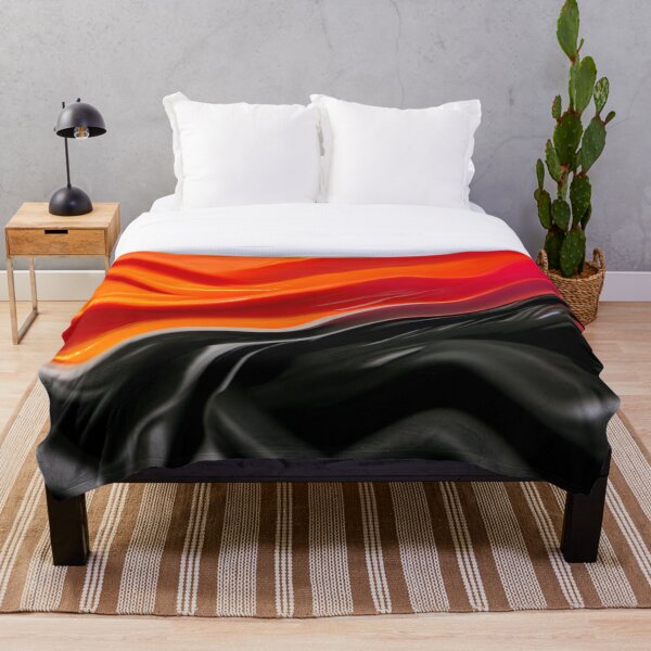 Item preview, Abstract Gradient marbling - black and orange designed and sold by Mario Liang.
