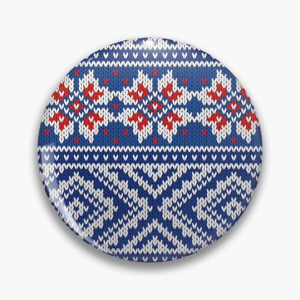 Item preview, Fair Isle Knitting Pattern Art designed and sold by Ayesha Saleem.