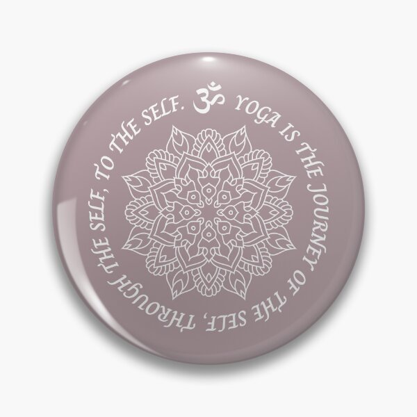 Item preview, Yoga is the journey of the self, through the self, to the self. Yoga Mandala Design designed and sold by M-Infinite.