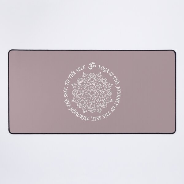 Item preview, Yoga is the journey of the self, through the self, to the self. Yoga Mandala Design designed and sold by M-Infinite.