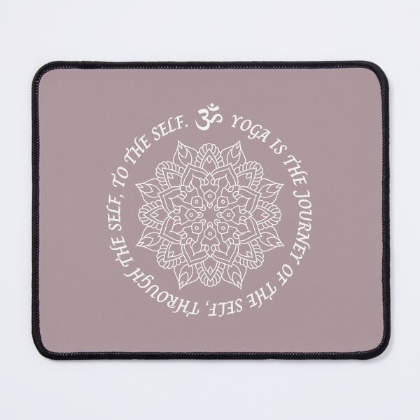 Item preview, Yoga is the journey of the self, through the self, to the self. Yoga Mandala Design designed and sold by M-Infinite.