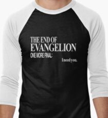 Neon Genesis Evangelion - I need you. Men's Baseball ¾ T-Shirt