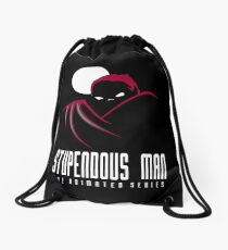 Stupendous Man The Animated Series Drawstring Bag