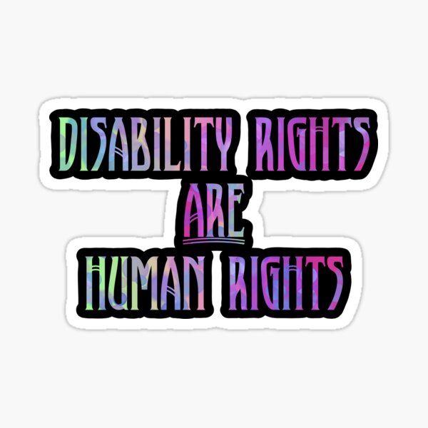 Item preview, Disability Rights Are Human Rights designed and sold by AutumnJude Rowan.