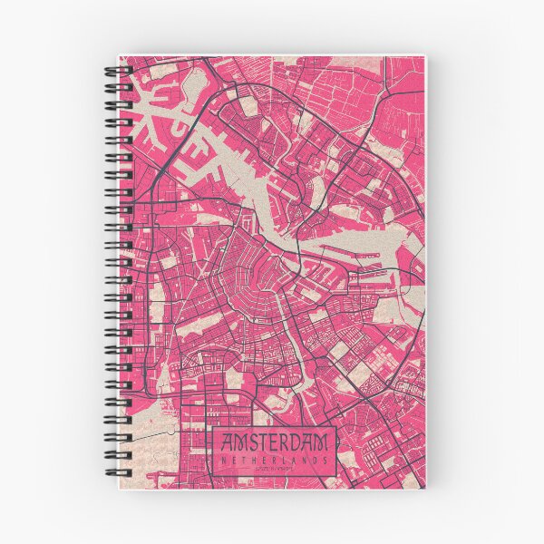 Item preview, Amsterdam City Map of Netherlands - Blossom designed and sold by deMAP.