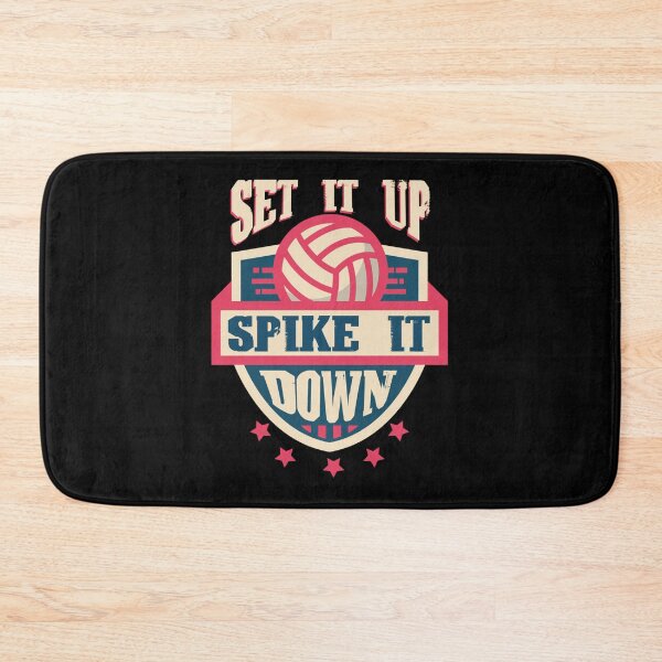 Item preview, Set It Up Spike It Down Volleyball Design Sticker designed and sold by joannonapk6.