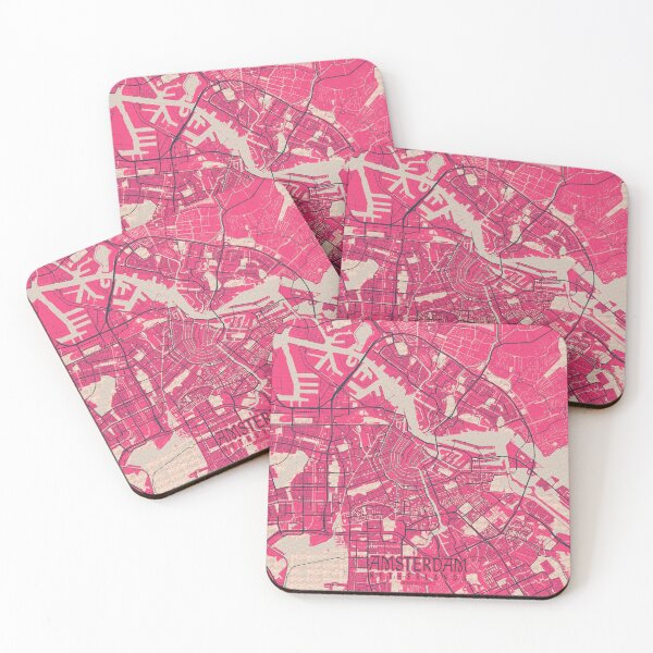 Item preview, Amsterdam City Map of Netherlands - Blossom designed and sold by deMAP.