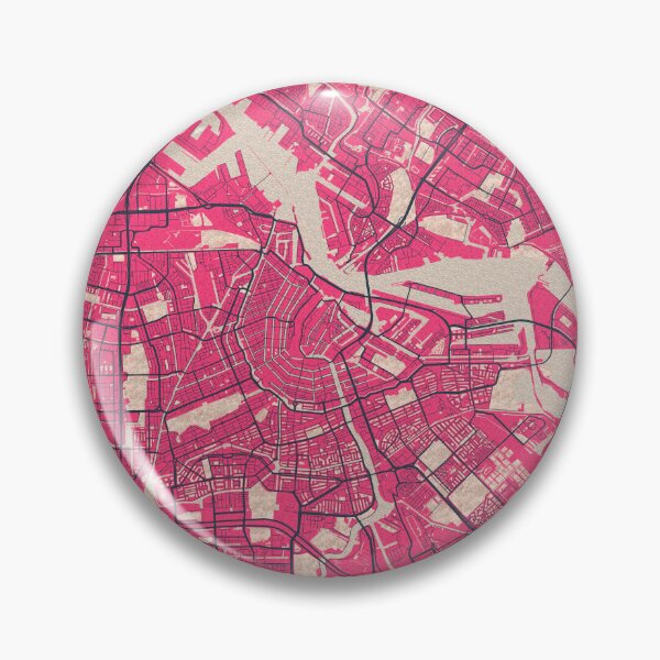 Item preview, Amsterdam City Map of Netherlands - Blossom designed and sold by deMAP.
