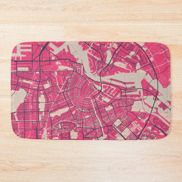 Item preview, Amsterdam City Map of Netherlands - Blossom designed and sold by deMAP.