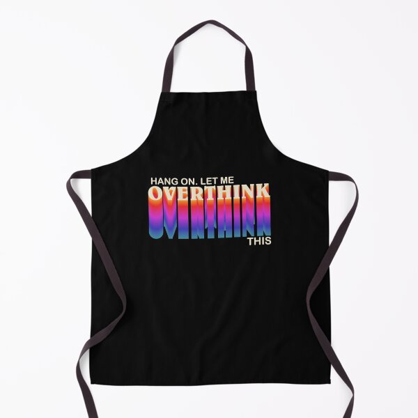 Item preview, Hang On. Let Me Overthink This. - Glitch Quotes designed and sold by Manday.