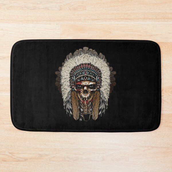 Item preview, Indian Chief Skull Warrior Americana Essential T-Shirt designed and sold by donniejeanjr6.