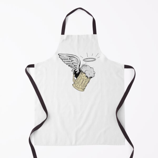 Item preview, Bier Engel - beer glass with wings for beer fans and craft beer drinkers designed and sold by JanooFactory.