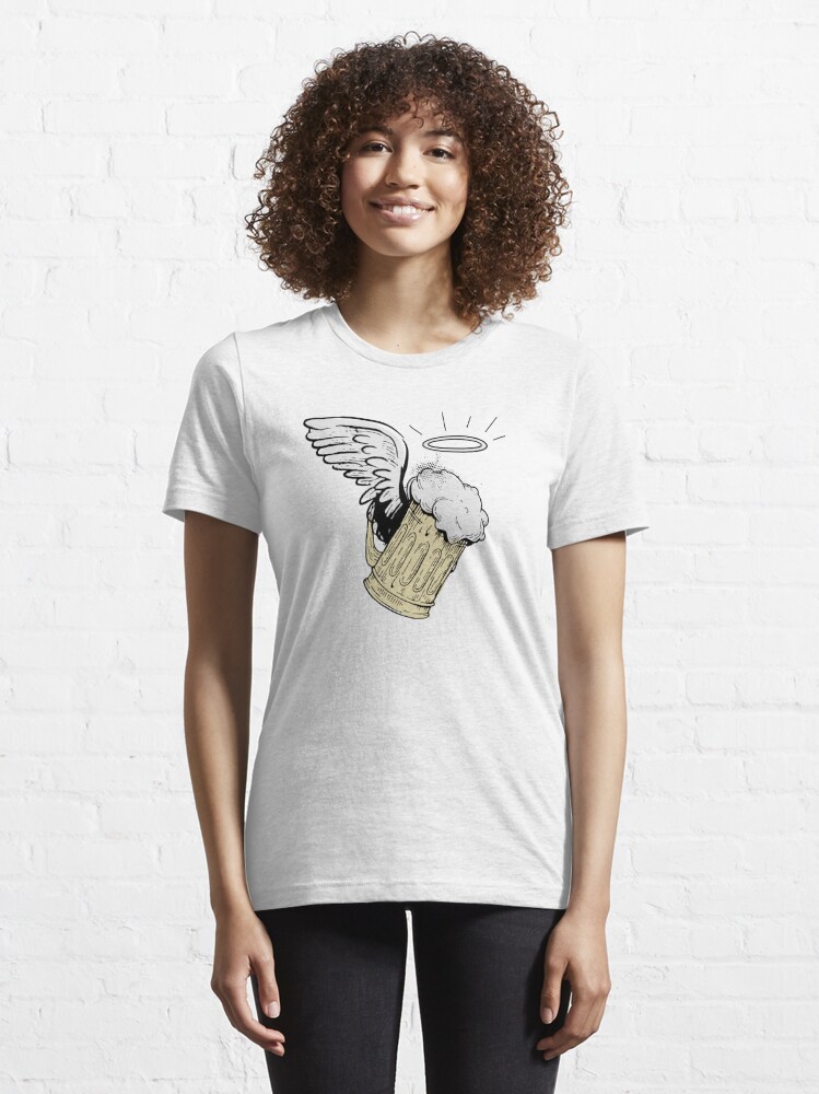 Lære udenad Egnet bekymring Bier Engel - beer glass with wings for beer fans and craft beer drinkers"  Essential T-Shirtundefined by JanooFactory | Redbubble