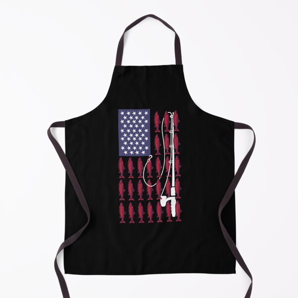 Item preview, American Flag Fish Fisherman USA 4th of July Funny Fishing For Men Women designed and sold by JooArtPrints ★★★★★.