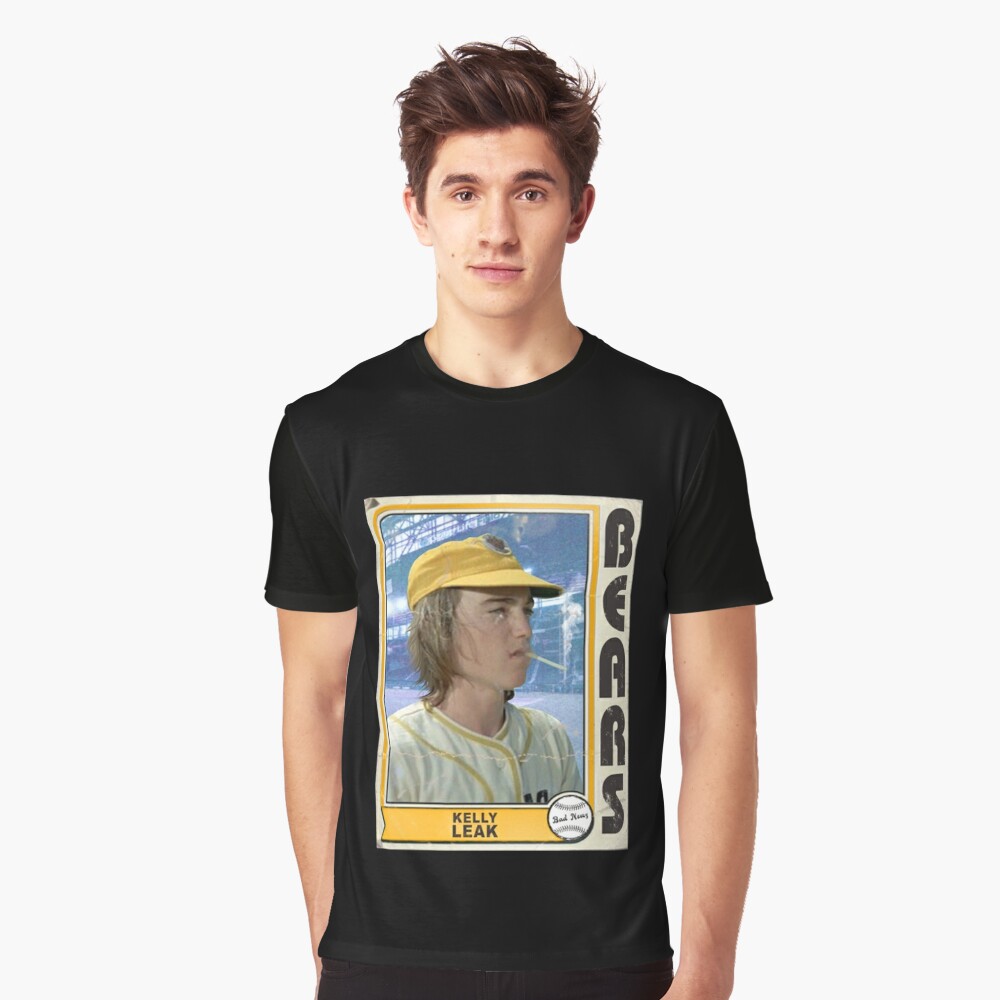 darklordpug Kelly Leak Vintage Bad News Bears Jersey (front|back Print) Baseball Tee