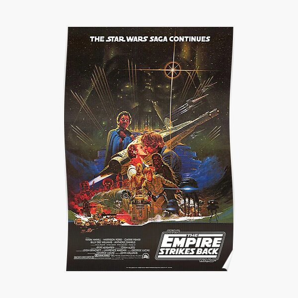 Vintage Stars Wars Episode V - L'Empire contre-attaque Poster