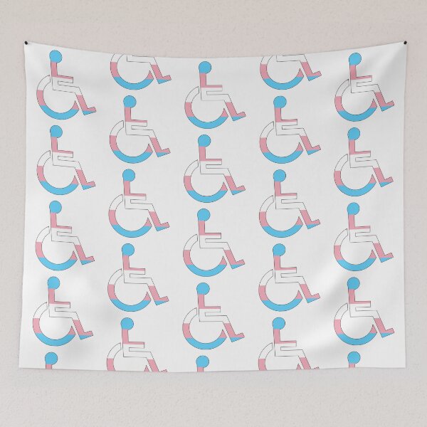 Item preview, Disabled Trans Pride designed and sold by NatLeBrunDesign.