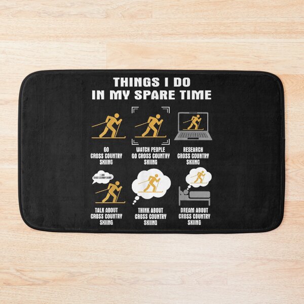 Item preview, 6 Things I Do In My Spare Time - Cross Country Skiing designed and sold by dinahrqashasta.