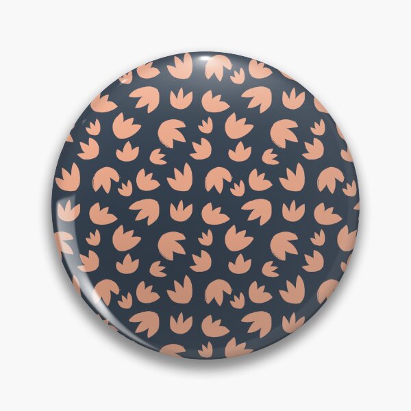 Item preview, Floral Bulb - 01- Rose Tan on Naval Blue designed and sold by NolkDesign.