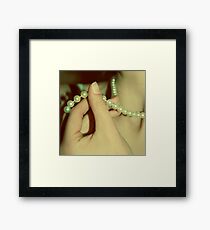 Pearls Framed Print