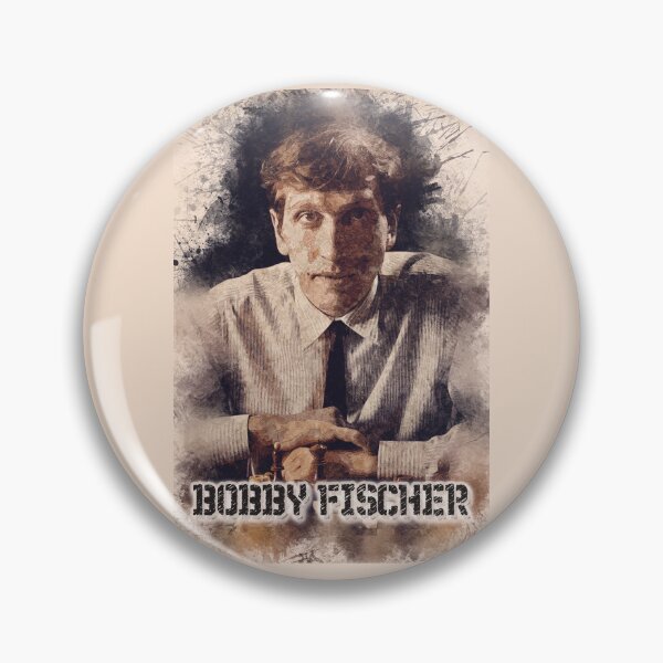 Item preview, Bobby Fischer ✪ A TRIBUTE to The Legend ✪ Watercolor Portrait of a chess master designed and sold by Naumovski.