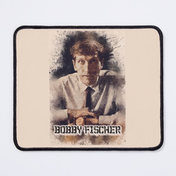 Item preview, Bobby Fischer ✪ A TRIBUTE to The Legend ✪ Watercolor Portrait of a chess master designed and sold by Naumovski.
