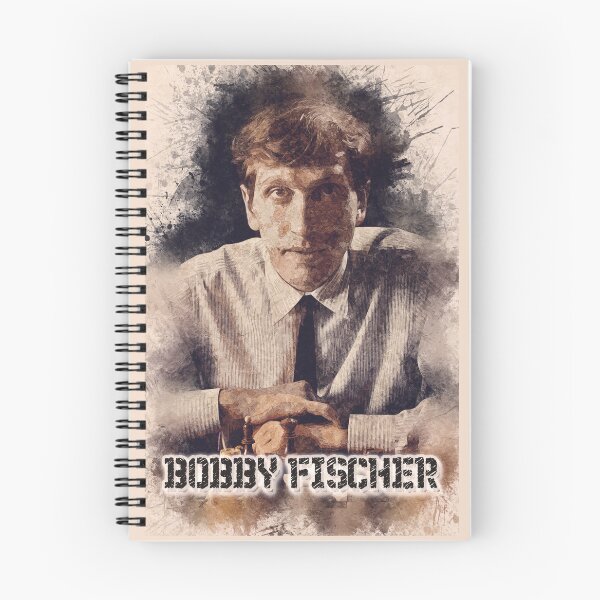 Item preview, Bobby Fischer ✪ A TRIBUTE to The Legend ✪ Watercolor Portrait of a chess master designed and sold by Naumovski.