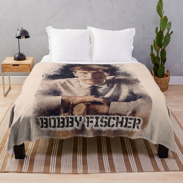 Item preview, Bobby Fischer ✪ A TRIBUTE to The Legend ✪ Watercolor Portrait of a chess master designed and sold by Naumovski.