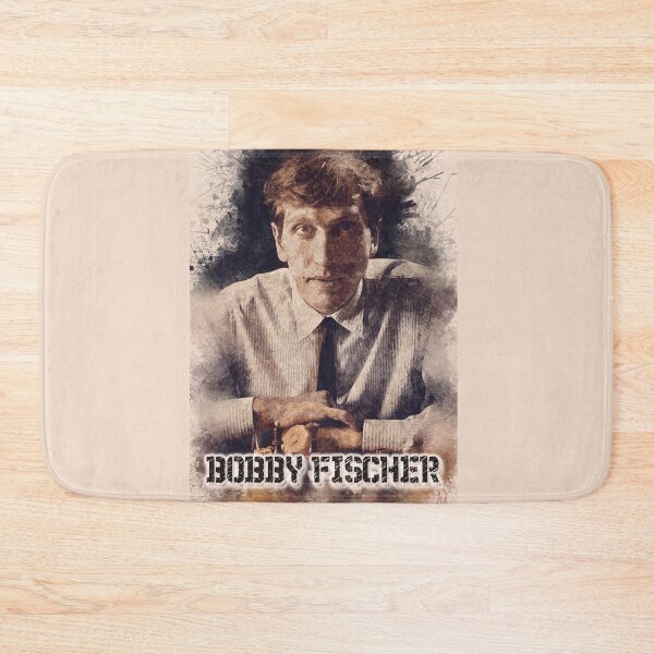 Item preview, Bobby Fischer ✪ A TRIBUTE to The Legend ✪ Watercolor Portrait of a chess master designed and sold by Naumovski.