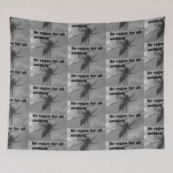 Item preview, Vegan For All Animals designed and sold by SylviaSpider.